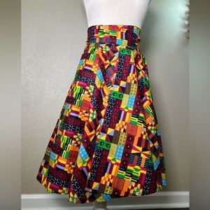Wrap African skirt